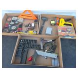 Levels, Staples, Grinding Wheels, Drill Bits