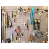 Hand Tools Lot With Tape, Files, Cutters
