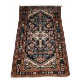 Wool Persian Rug Multicolor Geometric