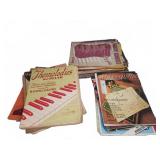 Vintage Piano Sheet Music and Songbooks