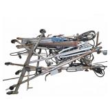 Metal Tripod Stands With Rolling Bases