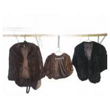 3 Vintage Fur Jackets