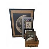 Framed Art, Prints, and Wall Clock