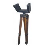 Wood Tripod with Adjustable Top Mount Stand