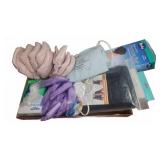 Healthcare Supplies Lot: Heating Pad, Glove, Belt