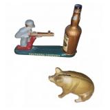 Southern Comfort Display with Pig Coin Bank