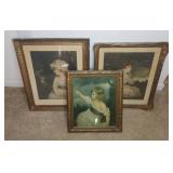 3 Framed Child Portrait Prints