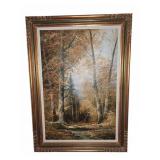 Josef Kugler Original Landscape Painting Framed