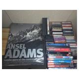 Book, DVDs, Tapes, Magazines Mixed Media Lot