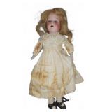 Armand Marseille 370 Bisque Head Doll Blonde Hair