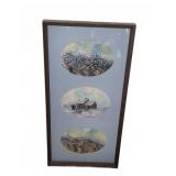 Jacquelyn D. Algee Framed Floral Art Triptych