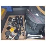 Canon A-1 Camera Kit With Lenses And Accessories
