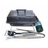BBQ Pro Tabletop Grill With Utensils And Propane