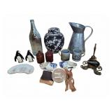 Decorative Ceramics Glassware Metalware Lot