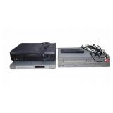 Sony VCR, Philips DVD, Emerson DVD VCR Recorder