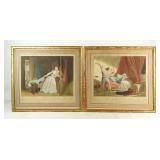Pair 19th c. French Prints
