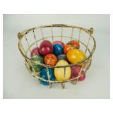 Egg Carrier with Stone Eggs