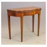 19th c. Inlaid Hepplewhite Card