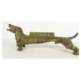 Cast Iron Dachshund Bootscraper