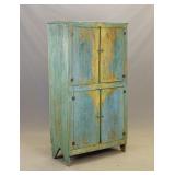 19th c. Four Door Wall Cupboard