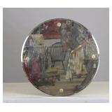 Vintage Round Wall Mirror