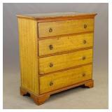 19th c. Four Drawer Chest