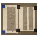 Dendera Antique Egypt Print Pair