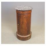 19th c. Marble Top Pot Cupboard