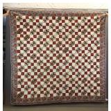 C. 1840 Chintz Border Quilt