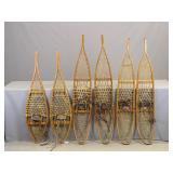 Three Pair of Early Snowshoes