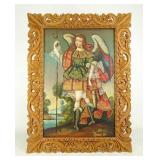 Spanish School Saint Painting