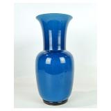 Venini Blue Glass Vase