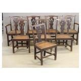 Set of (6) 19th c. English Dining Chairs