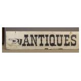 Antiques Sign