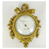 Cast Metal French Barometer