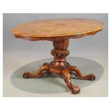 Burl Top Table