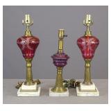 19th c. Oil Lamps