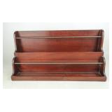 Mahogany Letter Holder