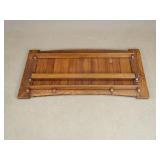 Mission Oak Plate Rack