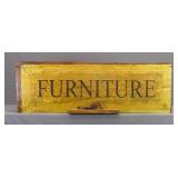 'FURNITURE' Sign