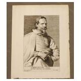 Artist Portrait Old Master Print