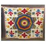 C. 1870 Lone Star Quilt