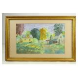 Watercolor Signed F. Vallotton