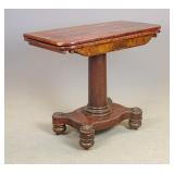 19th c. Classical Mahogany Card Table