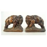 Pair Elephant Bookends