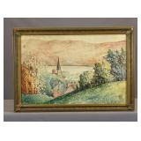 Watercolor of Mt. Beacon New York