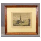 Print: 'A View of BROADWAY AND TRINITY CHURCH'