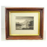 19th c. Sandpaper Drawing