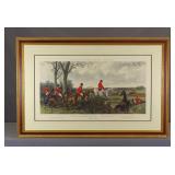 19th c. Fox Hunting Print