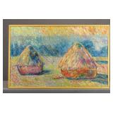 Painting: Haystacks